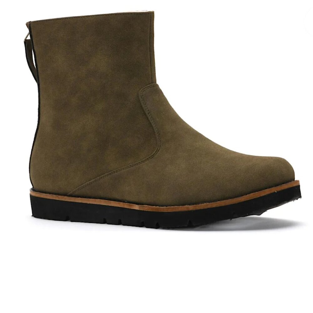 CORKYS TOBIN OLIVE BOOTIES  NEW IN BOX!